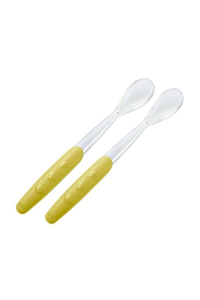 Nuk Mor Easy Learning Silikon Uçlu 2'li Kaşık Ib10192