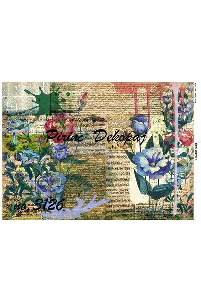 LİNEART Brass Decopage No:3126