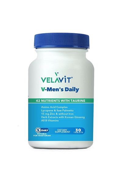 Velavit V-men's Daily Food Supplement 30 Tablets