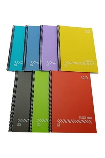 Gıpta Caiet de note din plastic cu linii A4 120 Yp cu spirală Fresco - 4938