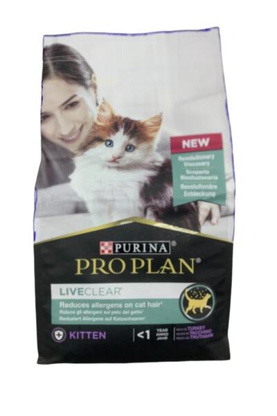 Pro Plan Live Clear Alerjen Azaltan Hindili Yavru Kedi Maması 1.4 kg