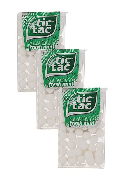 Tic Tac Mint Mint Candy - 18 Gr Mint Flavored, X 3 Advantage Package