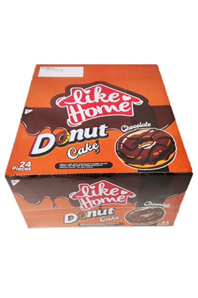 AMERICAN FOOD Like Home Donut Çikolatalı 50gr X24 Adet