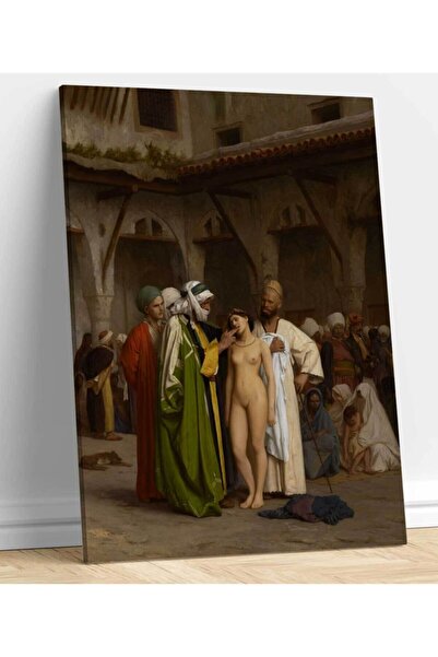 StellaStore Jean Leon Gerome Esir Pazarında Kanvas Tablo