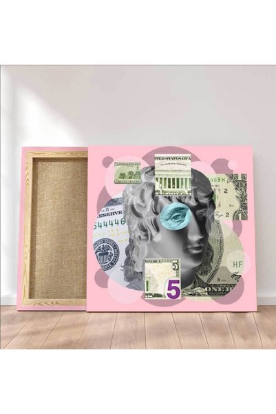StellaStore Popart Heykeli Kanvas Tablo