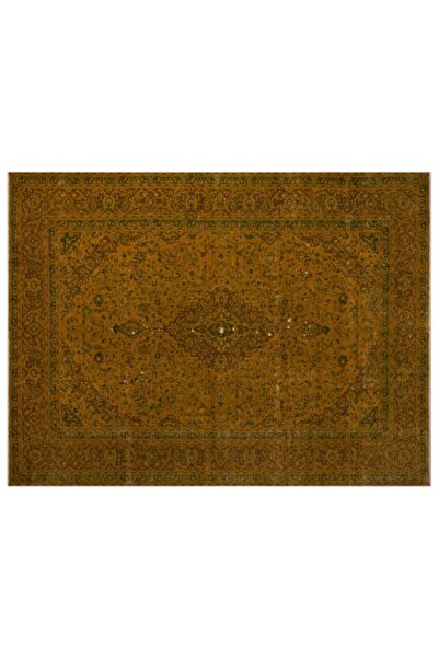Apex El Dokuması Vintage Yün-pamuk Sarı Halı 24555 305 X 413 Cm
