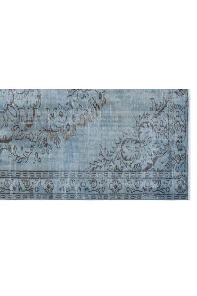 Apex El Dokuması Vintage Yün-pamuk Mavi Halı 27570 147 X 251 Cm