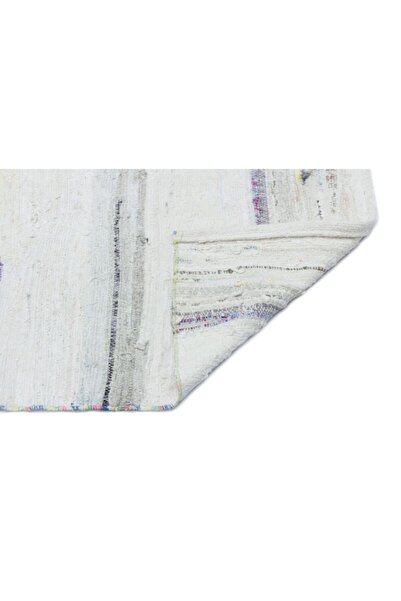 Apex El Dokuması Vintage Yün-pamuk Çaput Halı 31911 110 X 272 cm