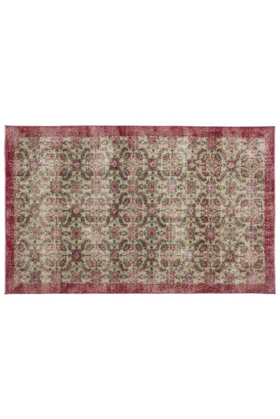 Apex El Dokuması Vintage Yün-pamuk Retro Halı 9427 166 X 286 Cm