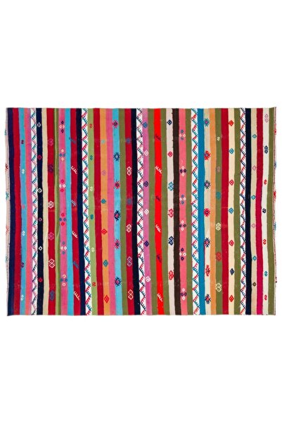 Apex El Dokuması Vintage Çaput Halı 37241 191 x 247 cm