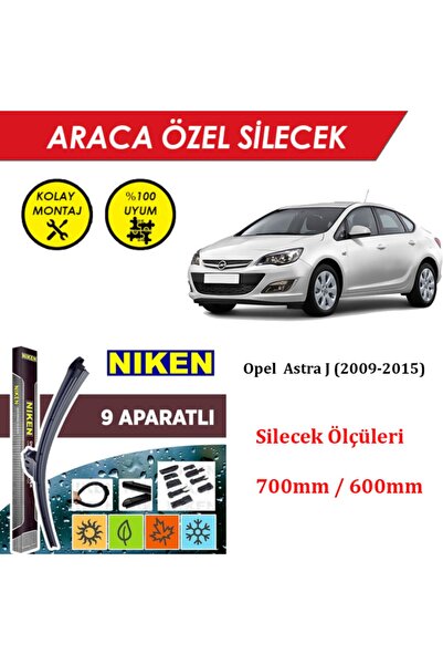 MeyZone Opel Astra J Ön Cam Silecek Takımı (2009-2015)