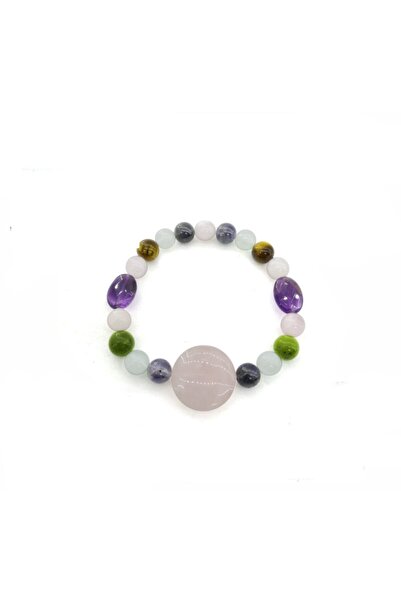 OSMANLI DOĞAL TAŞ سوار من حجر الكوارتز الطبيعي المعتمد من الزبرجد والأيوليت و...