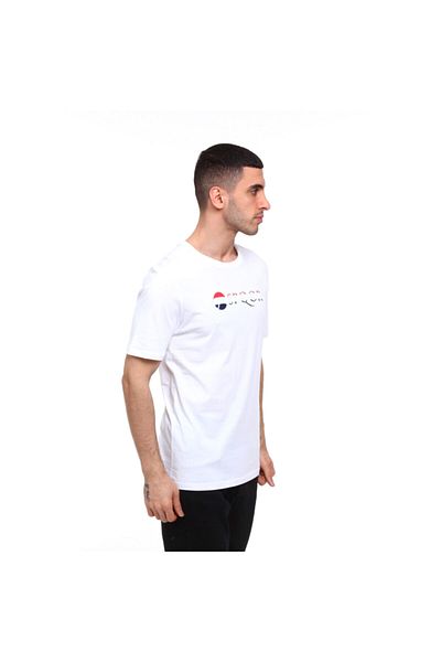raru S.p.q.o.r Ανδρικό μπλουζάκι από 100% βαμβάκι Arve White