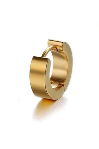 The Collection Men's Yellow Titanium Earrings