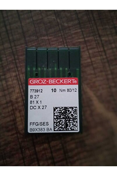 Groz Beckert Dc*27 Overlok Makine Iğnesi No:12 10 Adet