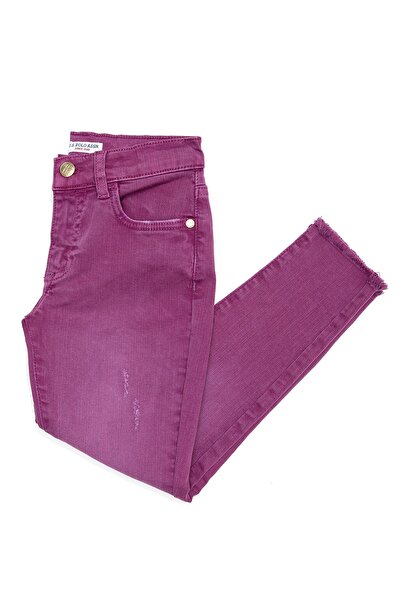 U.S. Polo Assn. Purple Girl's Sports Trousers