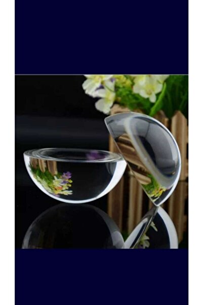 Şönart Cam Mercek Kağıt Ağırlığı 8 cm