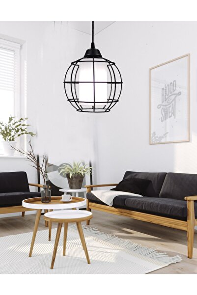 Etsylight Opal White Glass One Mutfak Avize Salon Avize Çocuk Odası Avize Kor...