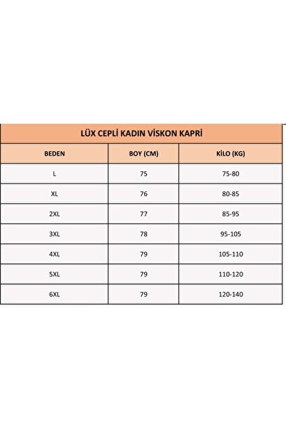 Altınay Luxury Pocketed Viscose Women's Capri & Bermuda K14