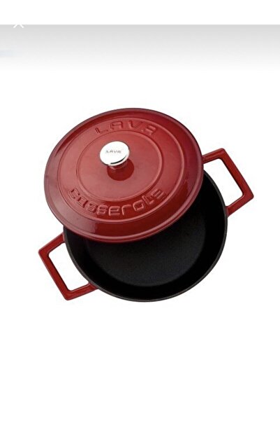 Lava Casting Multi-Purpose Yayvan Trendy 28cm Pot Red