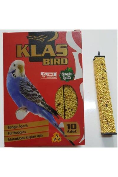 Klas Bird Muhabbet Kuşu Ballı Kraker - 10'lu Paket