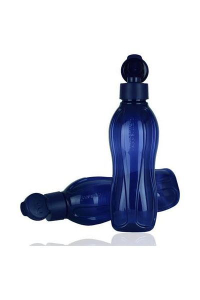 Tupperware 500 ml Dark Blue Water Bottle - Pack of 2