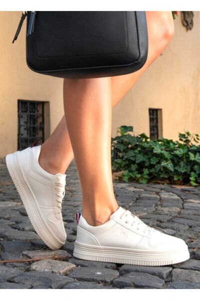 U.S. Polo Assn. US Polo Assn. Pantofi sport casual pentru femei Suri White V17