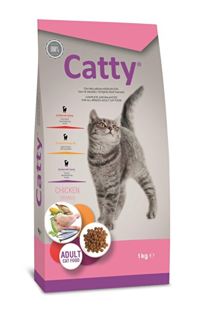 Catty Tavuklu Yetişkin Kedi Maması 1 kg