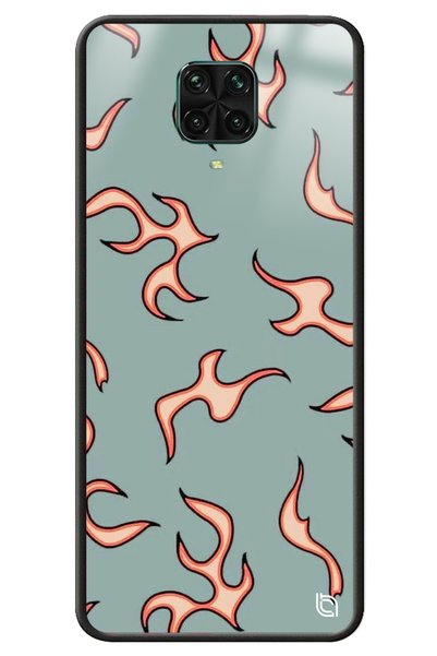 WANNA PROTECT Case for Xiaomi Redmi Note 9 Pro Flame Premium Pattern Glossy