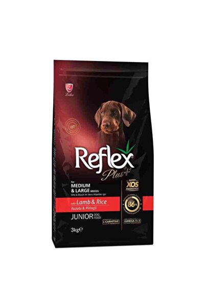 Reflex Kuzulu Ve Prinçli Orta Ve Büyük Irk Yavru Köpek Maması 3 kg