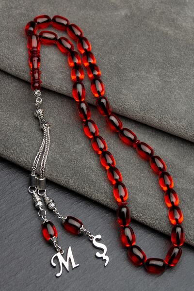 OTTOTESBİH Valentine's Day Gift Prayer Beads, Wooden Boxed Prayer Beads, Fire...