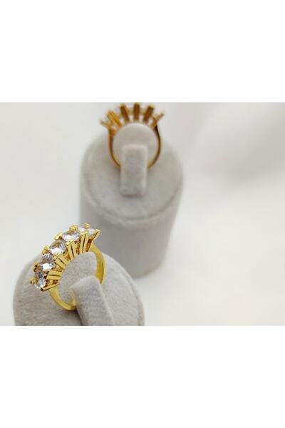 Liva Gold İmitasyon 22 Ayar Altın Kaplama Beştaş Yüzük
