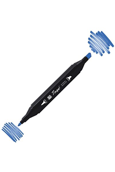 supertrend قلم تحديد مزدوج الأطراف من Tinge Pb74 أزرق لامع