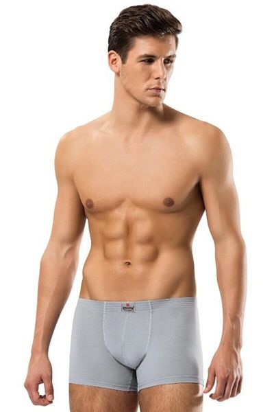 Muraty Ανδρικό Erdem Grey Short Look Slim Fit Boxer 3 τεμαχίων