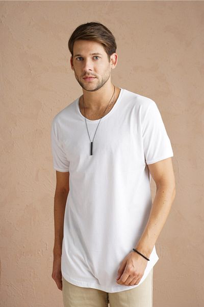 COOL TARZ Ανδρικό εκρού Dirty Collar Casual T-shirt-tcps001r56s