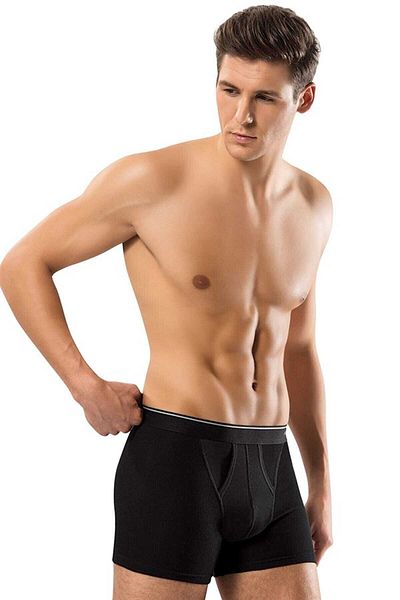 Muraty Ανδρικό Erdem Black Lycra Boxer 4 Τεμάχια