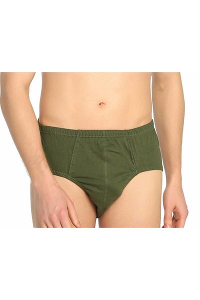 A&K ZÜMRA Men's Classic Combed Cotton Slip Panties 4-Pack