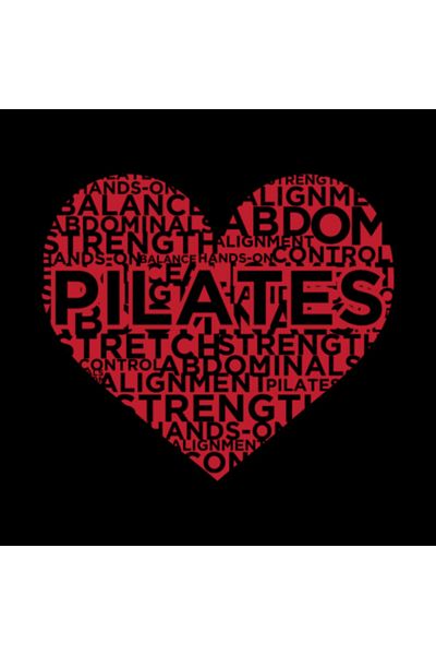 Pixxa I Love Pilates Workout Fitness Training Heart Gym Mug