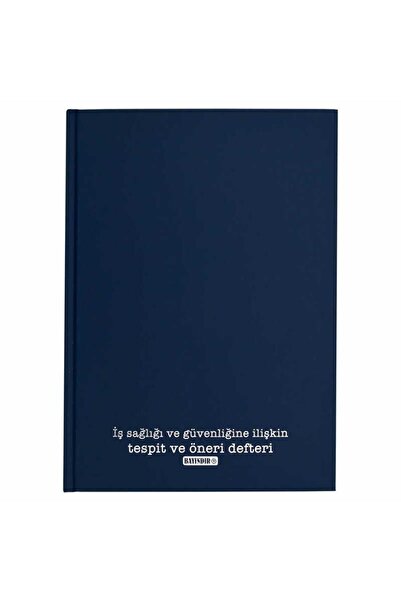 Bayındır 20x28 Hardcover Detection and Suggestion Book - Work Health and Safety