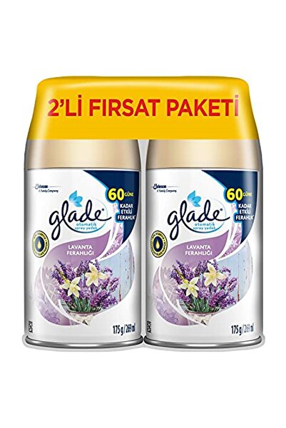 Glade Oda Kokusu Otomatik Sprey Yedek 2'li Paket Lavanta Ferahlığı 269ml (2 Y...