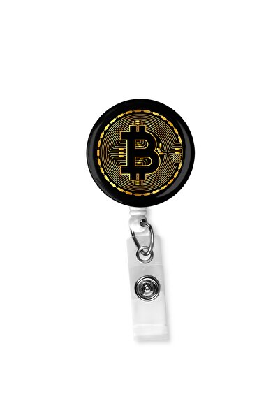 StormiStoretr Insigna de identificare Bitcoin Drop Yoyo