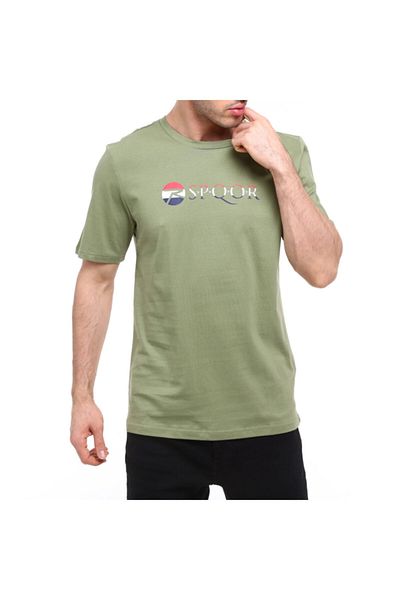 raru Tricou Spqor 100% bumbac pentru bărbați Arve Kaki