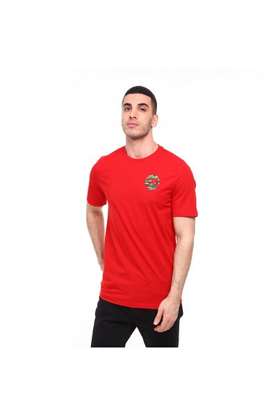raru Ανδρικό μπλουζάκι από 100% βαμβάκι Gera Red