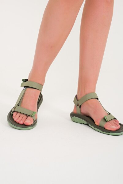 Altın Adım Унисекс сандали за ежедневен преход в цвят каки с велкро и поддръж...