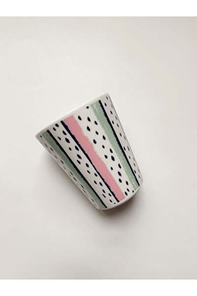 Love is Home Colorido Pastel Porselen Kulpsuz Mug