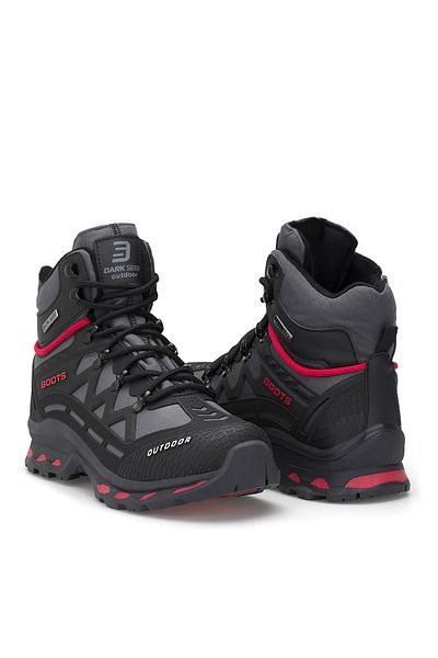 DARK SEER Schwarz geräucherte Unisex-Outdoor-Trekkingstiefel