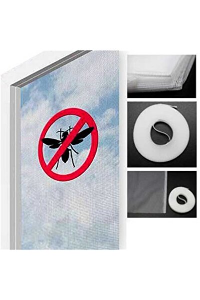 Mucize Home Pratik Kullanımlı Çift Kanat Pencere Sinekliği 100 X 150 Cm