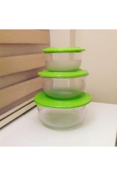 Tupperware Kristalin Set of 3 3.5Lt+2.1Lt+1.1Lt Tight Lid