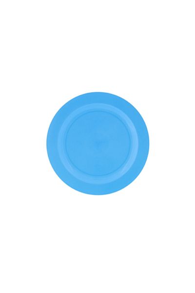 RUBİKAP Hard Plastic Plate Blue 19 Cm. (10 Pieces)