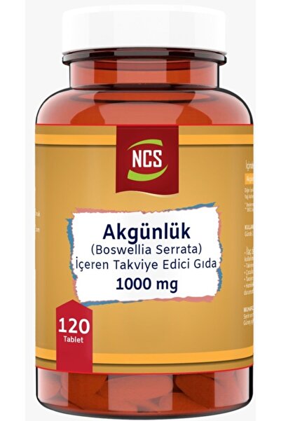 NCS Boswellia Serrata Akgünlük 1000 Mg 120 Tablet